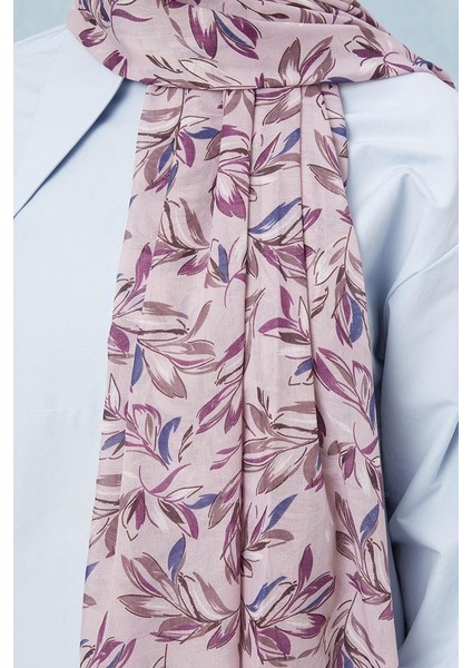 Gül Kurusu Yaprak Desen Cotton Şal fırsatları