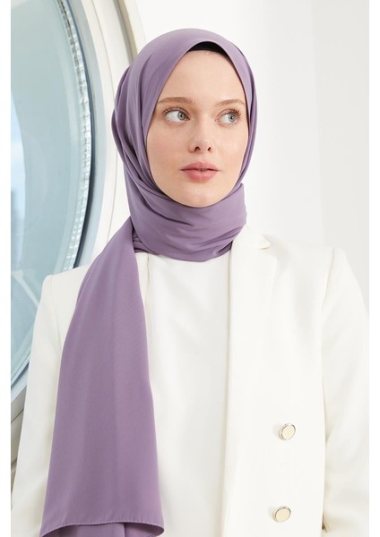 Mor Medine İpeği Şal