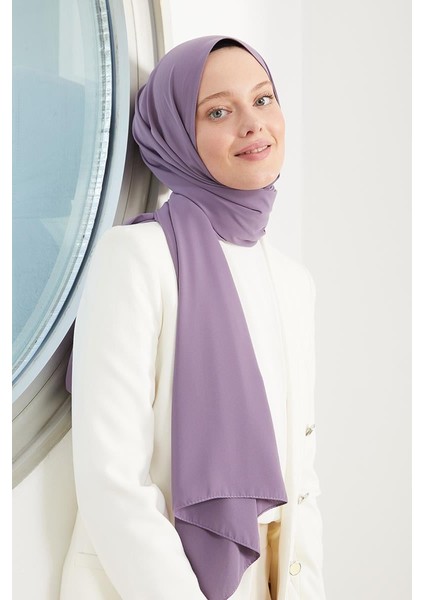 Mor Medine İpeği Şal modelleri