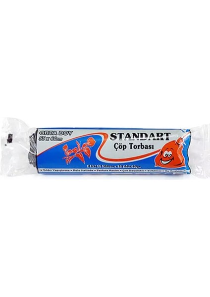 Standart Çöp 80 gr Siyah Orta 55x60 cm