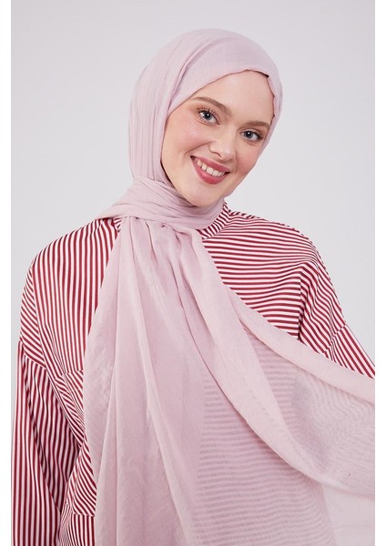 Pembe Olay Pamuk Şal