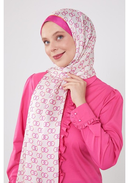Fuşya Halka Desen Brand Şal fiyatları