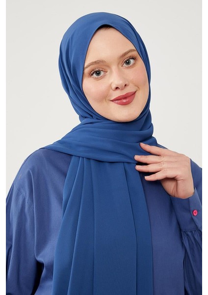 Açık Somon Medine Ipeği Şal