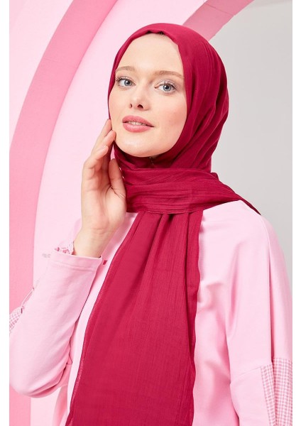 Bordo Olay Pamuk Şal fiyatları