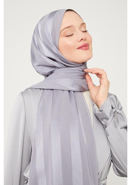 Gümüş Sim Şeritli Tokyo Şal fırsatları