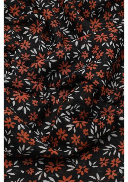 Turuncu Relax Minik Çiçek Şal fiyatları