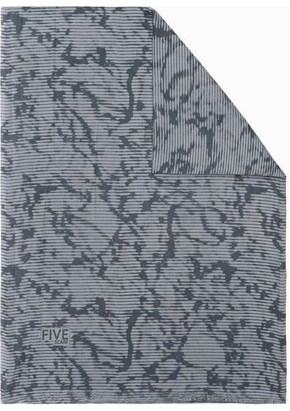 Su Yeşili Relax Mermer Desen Şal