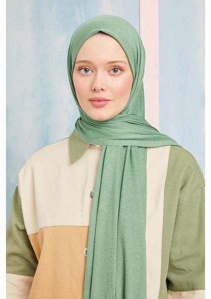 Çağla Yeşili Five Penye Şal