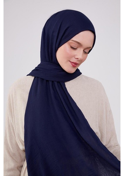 K.Lacivert Olay Pamuk Şal modelleri