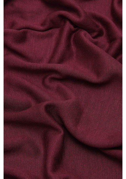 Koyu Bordo Five Penye Şal modelleri