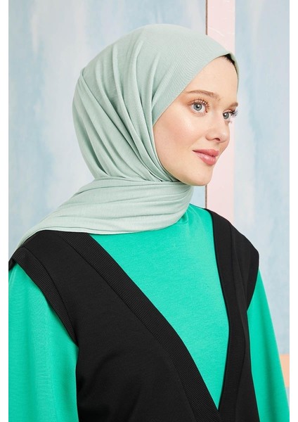 Mint Yeşili Five Penye Şal