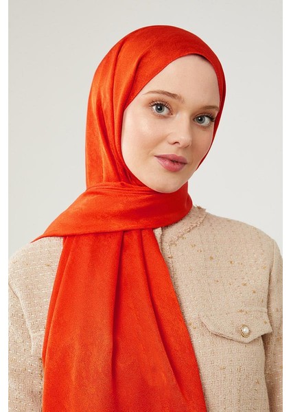 Turuncu Jakarlı Elegance Şal fiyatları