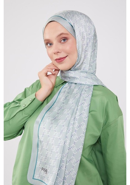 Su Yeşili Halka Desen Brand Şal fırsatları