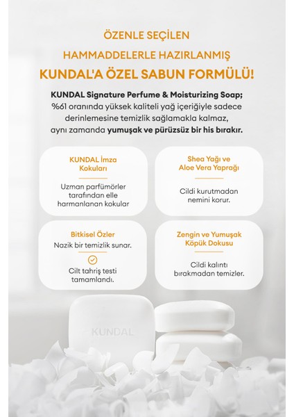 Yoğun Nemlendirici Sabun Kundal Signature Perfume & Moisturizing Soap (Ylang Ylang) 100 gr fiyatları