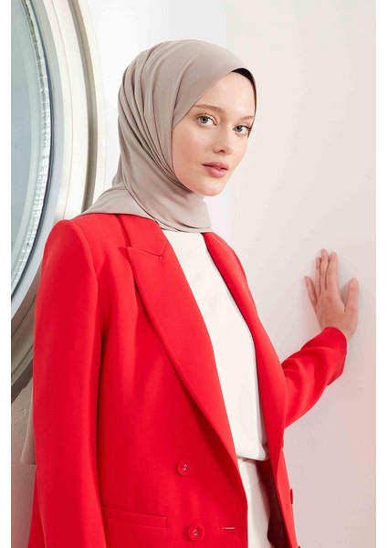 Açık Vizon Medine İpeği Şal