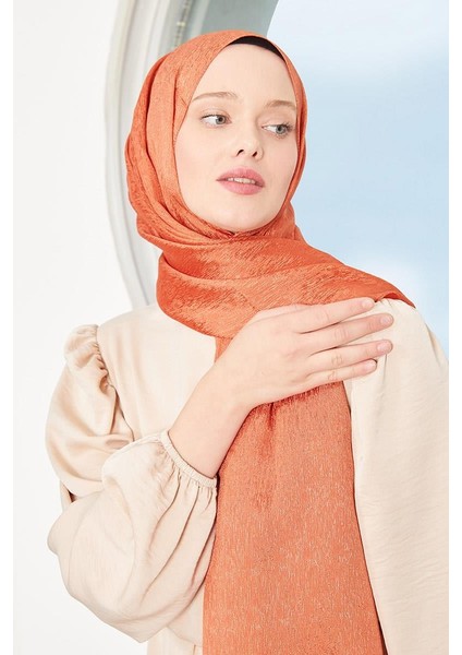 Turuncu Elmas Abiye Şal modelleri