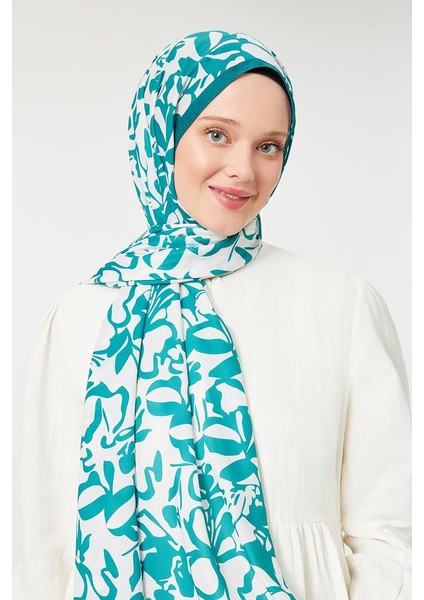 Zümrüt Yonca Desen Mono Şal fırsatları