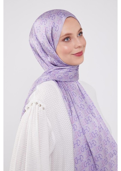Lila Harf Desen Brand Şal fırsatları