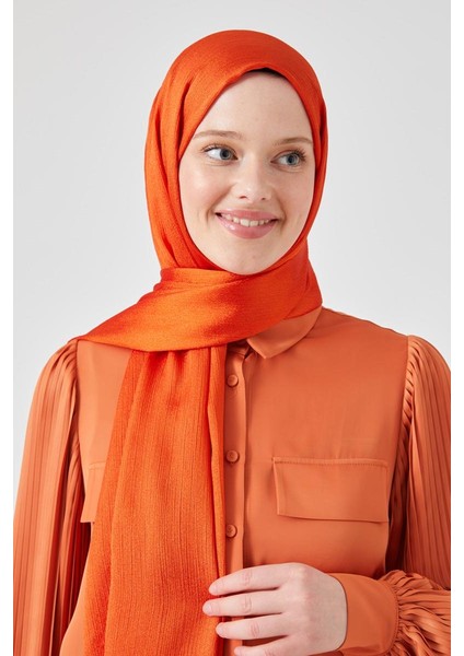Turuncu Crystal Şal