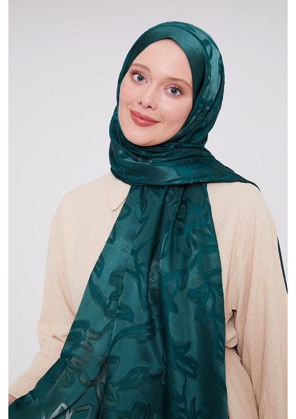 Zümrüt Yonca Desen Deluxe Devore Şal fiyatları