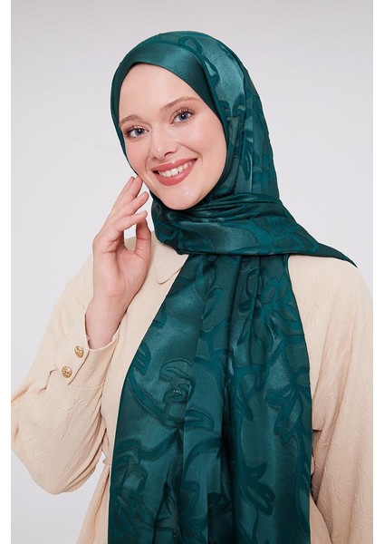 Zümrüt Yonca Desen Deluxe Devore Şal modelleri