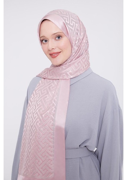 Pembe Labirent Desen Deluxe Devore Şal fırsatları