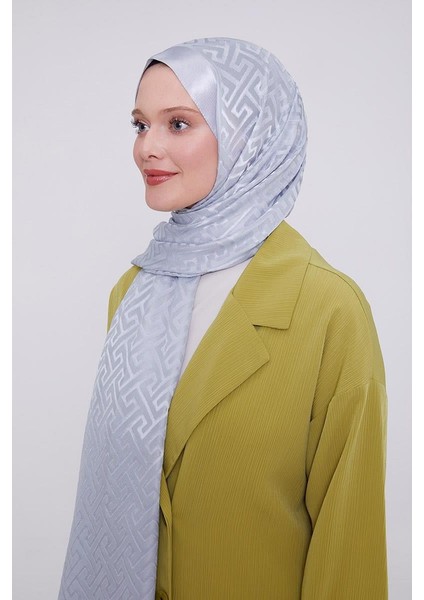 Bebe Mavisi Labirent Desen Deluxe Devore Şal fırsatları