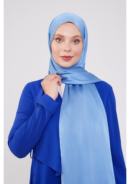 Kot Mavi Yanları Taş Şeritli Brilant Şal fırsatları