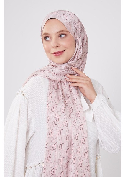 Gül Harf Desen Brand Şal modelleri