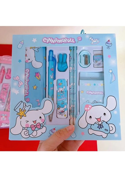Sanrio Kuromi My Melody Cinnamoroll Kırtasiye Seti 14 Parça Kuromi Kırtasiye Seti