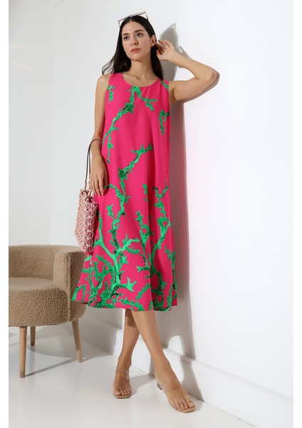 Yazlık Askılı Viskon Elbise 2691 fırsatları