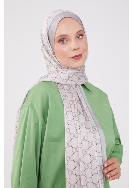 Gümüş Halka Desen Brand Şal fiyatları