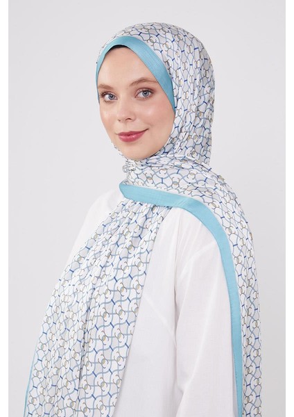 Turkuaz Zincir Desen Brand Şal fiyatları