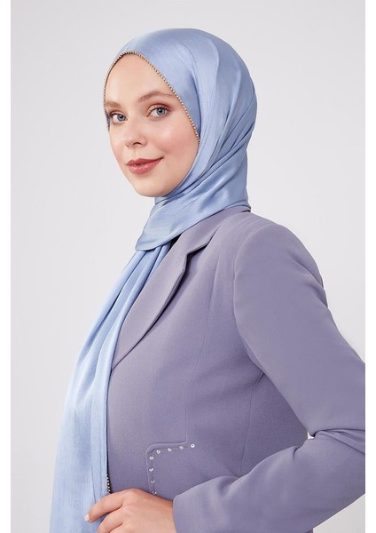 A.Mavi Yanları Taş Şeritli Brilant Şal fırsatları