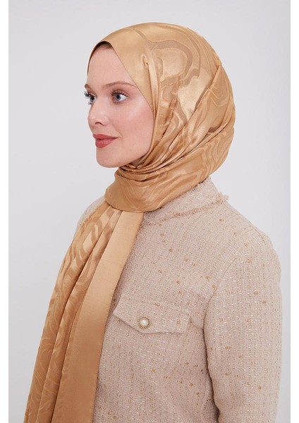 Gold Soyut Desen Deluxe Devore Şal fırsatları