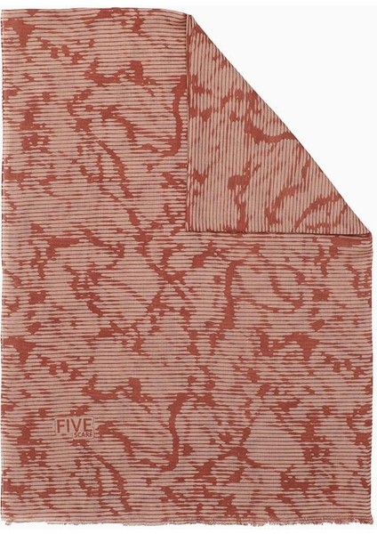 Taba Relax Mermer Desen Şal