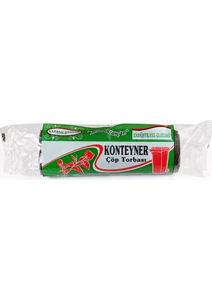 Çöp Poşeti Konteyner Siyah 900 gr 240 Lık 120x150 cm