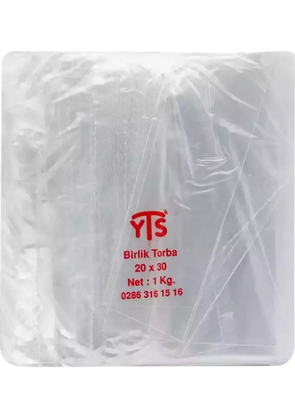 Naylon Torba 20X30 Birlik Bakkaliye Torbası Naylon Poşet