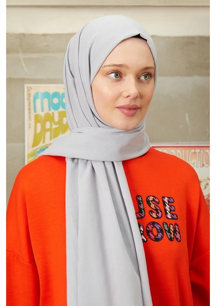 Melanj Gri Harman Şal modelleri