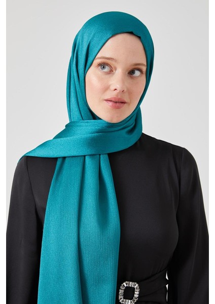 Petrol Yeşili Crystal Şal fırsatları