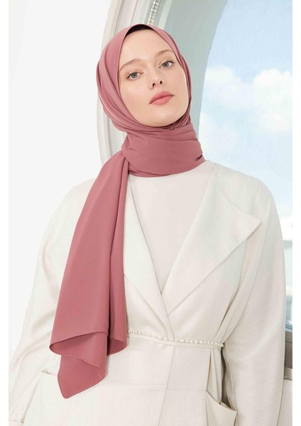 Gül Kurusu Medine İpeği Şal