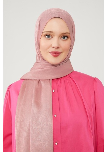 Pudra Jakarlı Elegance Şal fırsatları