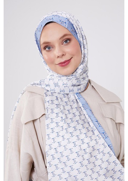 Bebe Mavisi Çift Renkli Brand Şal fırsatları