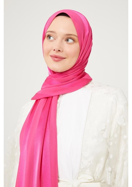 Fuşya Sim Şeritli Tokyo Şal fiyatları