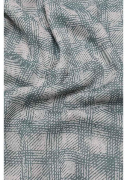 Açık Yeşil Relax Ekose Desen Şal fiyatları