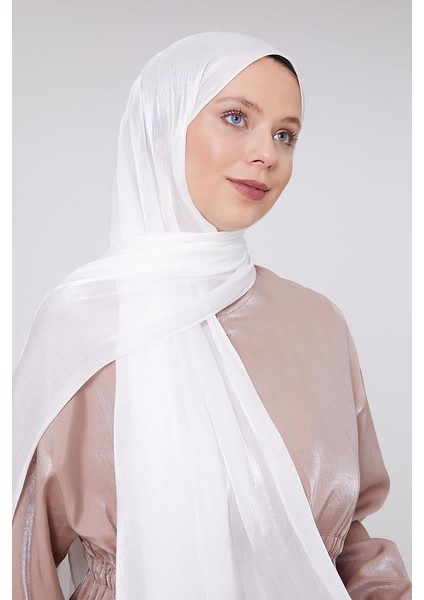 Beyaz Milano Şal