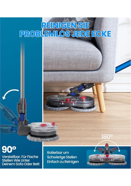 V7//V10/V11/V15 Elektrikli Süpürge Için Mop Ataşmanı, Çıkarılabilir Su Tankı Için Mop Ataşmanı (Yurt Dışından) modelleri