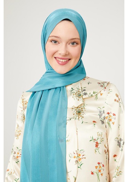 Petrol Yeşili Sim Şeritli Tokyo Şal fiyatları