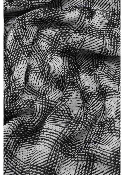 Siyah Relax Ekose Desen Şal fiyatları