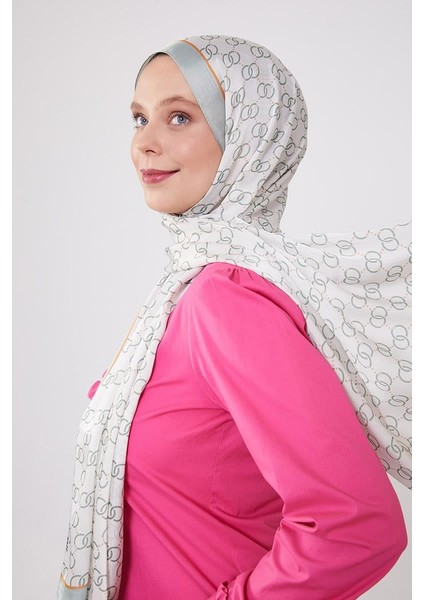 Mint Yeşili Halka Desen Brand Şal modelleri